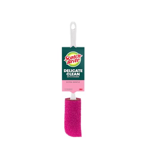 Scotch-Brite Water Bottle Scrubber, Safe On Glass, Plastic and Stainless Steel