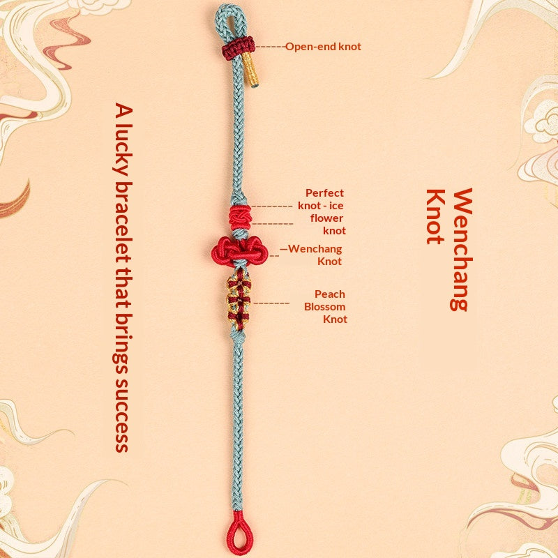Handwoven BraceletA Gift For Girls Taking Middle And High School Exams