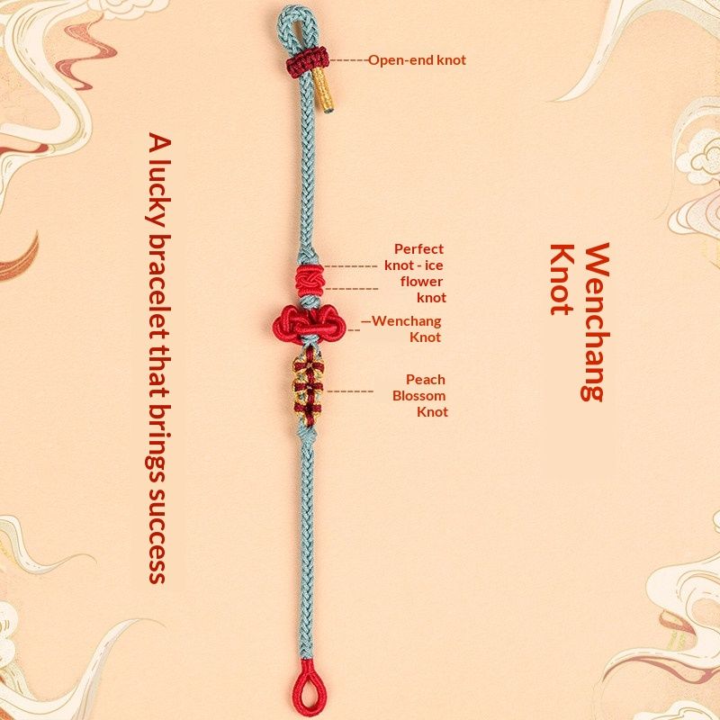 Handwoven BraceletA Gift For Girls Taking Middle And High School Exams