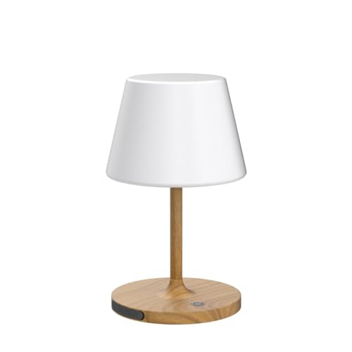 WEILAILUX Outdoor Battery Operated Table Lamp Waterproof, 4000mAh Cordless Table Lamp Rechargeable, Touch Dimmable Desk La...