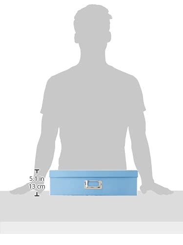 Pioneer Jumbo Scrapbook Storage Box, Sky Blue