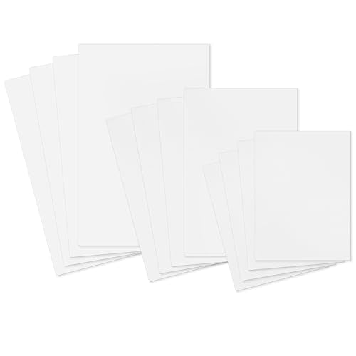 Hallmark White Gift Boxes, Assorted Sizes (12 Boxes with Lids: 4 Small 11", 4 Medium 14", 4 Large 16") for Valentine's Da...