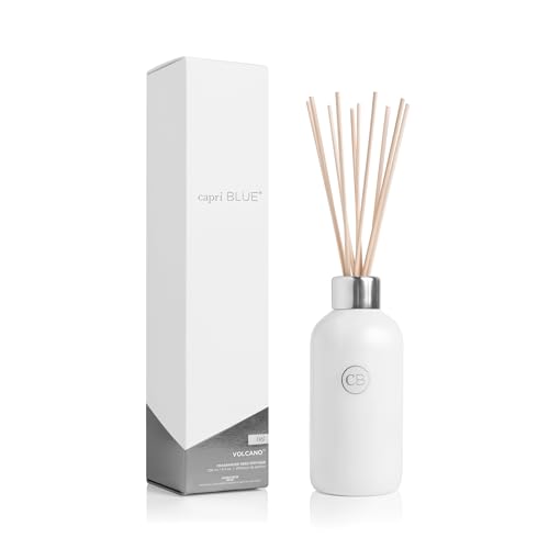 Capri Blue Volcano Reed Diffuser Set - Includes Reed Diffuser Sticks, Fragrance Oil, and Glass Bottle - Luxury Scented Roo...
