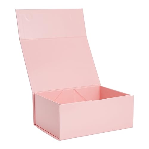 Stockroom Plus Jewelry Gift Box Set - 6-Pack, 9.5 x 7 x 4 In, Pink Magnetic Lids - Bulk Boxes for Bridesmaid Proposals, We...