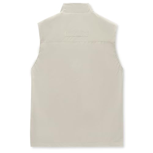 MANLUODANNI Men's Lightweight Vest Sleeveless Outdoor Work Jacket for Travel Hiking Running