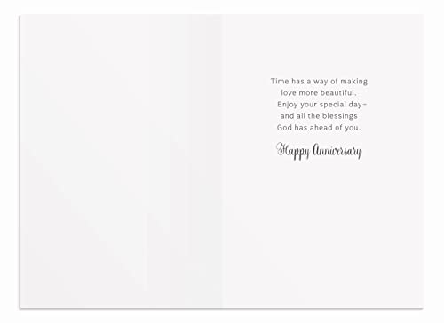 DaySpring - Anniversary Butterflies - 4 Floral Butterfly Designs Assortment with Scripture - 12 Anniversary Boxed Cards & ...