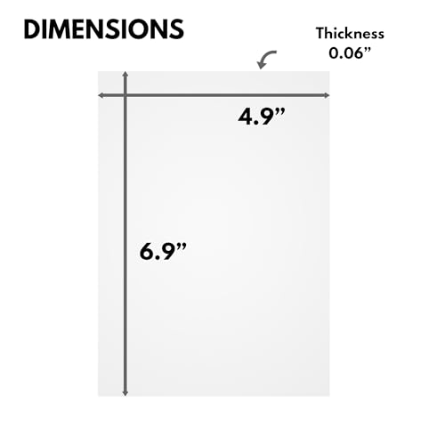 Icona Bay 5x7 Picture Frame Heat Strengthened Glass Replacement (5 x 7, 2 Pack) Replacement Glass for 5 by 7 Photo Frame, ...