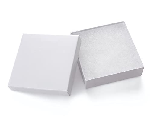 GEFTOL Jewelry Gift Boxes 20 Pack 3.5x3.5x1 Inch Cardboard Jewelry Boxes,Small Gift Boxes for Jewelry Earrings Necklaces H...