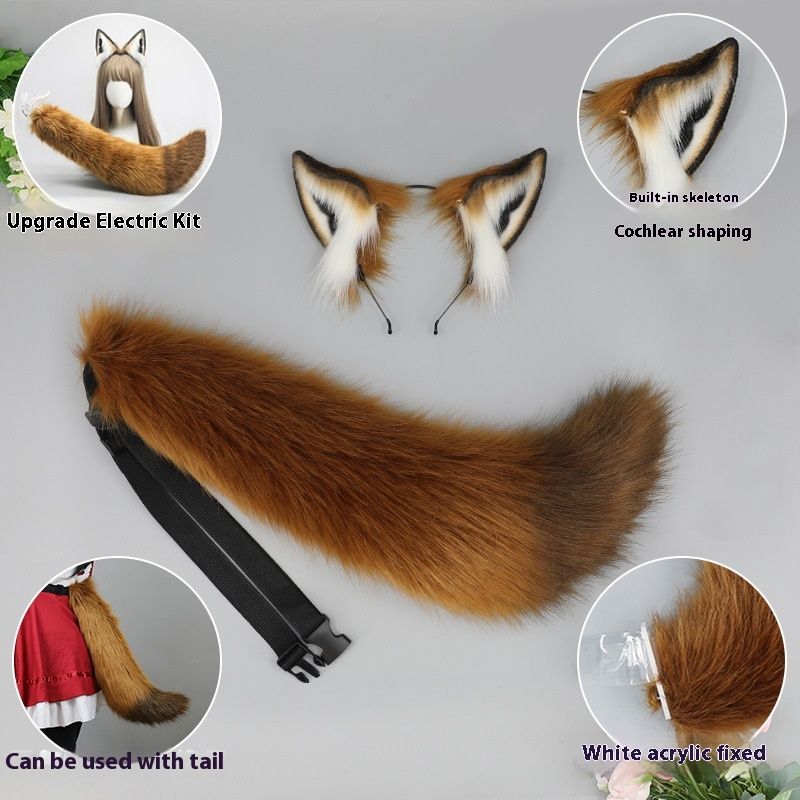 Simulation Animal Ears Hair Accessories Plush Headband