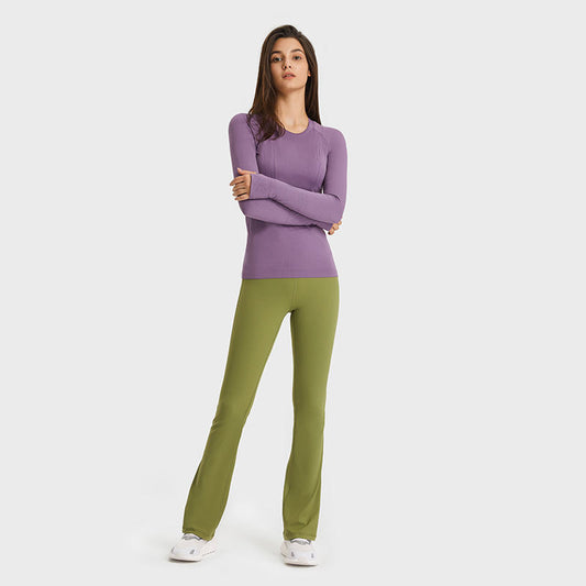 Women's Sports Round Neck Running Breathable Yoga Jacket