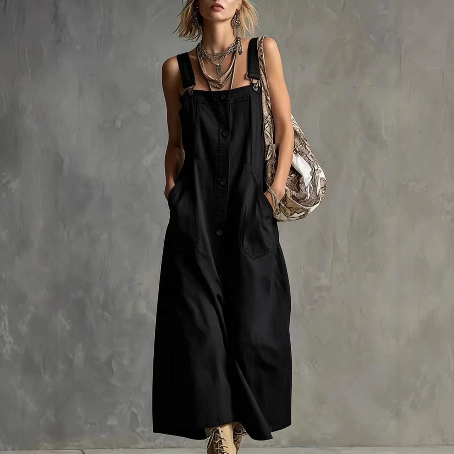 Womens Fashion Mid-length Off-shoulder Dress
