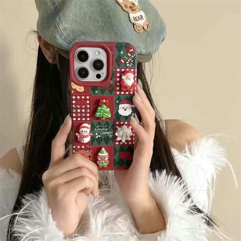 Cortex 3D Santa Claus Phone Case With Full-body Drop Protection