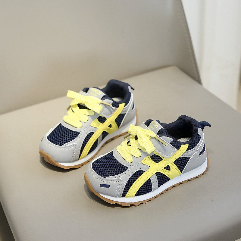 2026 Autumn New Arrival Boys Soft Sole Comfort Sneakers Korean Style Fashion Versatile Girls Casual