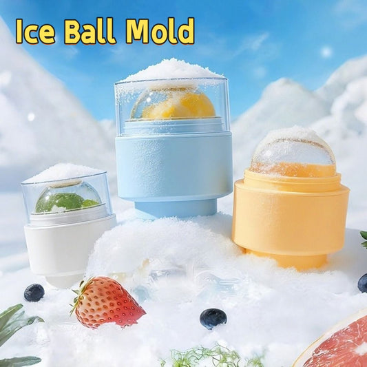 Practical 6cm Ice Ball Mold Plastic Quick-freezing Ice Sphere Mold Leak-proof Easy Release Ball Shape Mold For Home Kitchen Gadgets