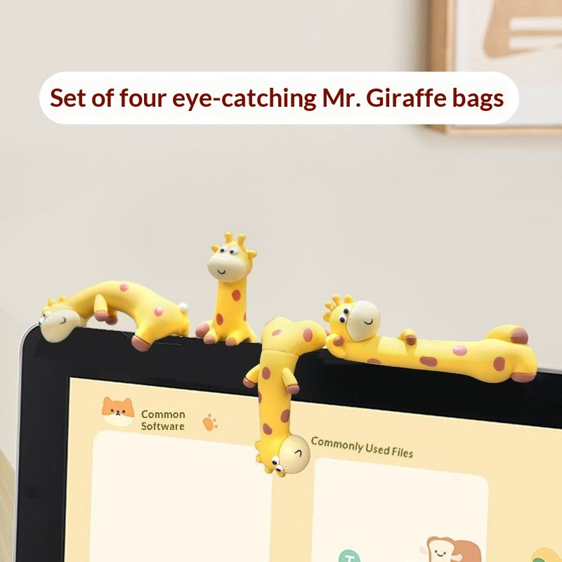 New Office Computer Decorations Eye-Catching Giraffe