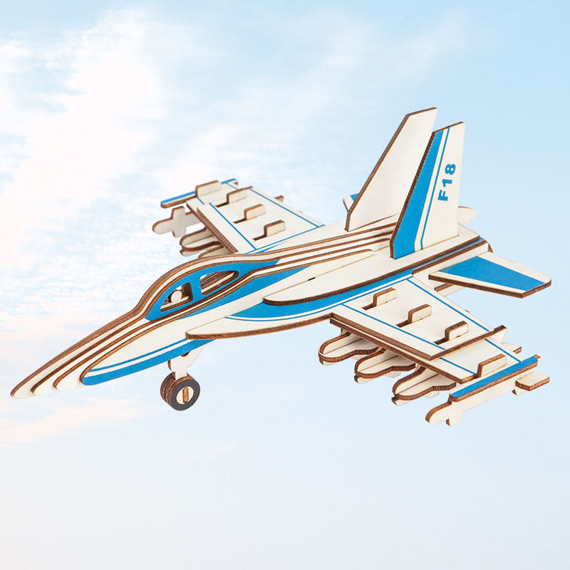Military Wooden 3d 3d Puzzle Model Children's Educational Toys