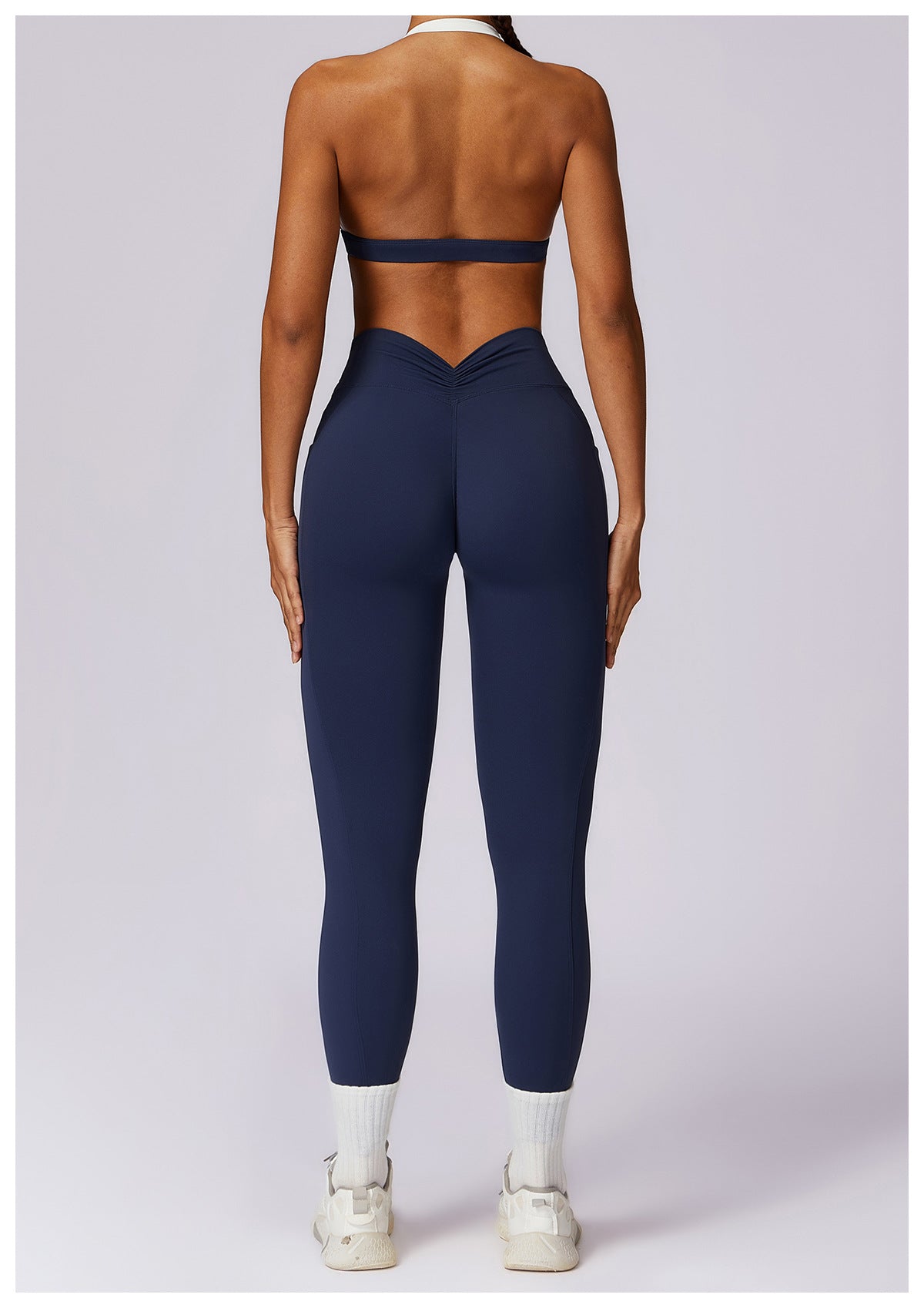 Halter Shockproof Beauty Back Yoga Bra