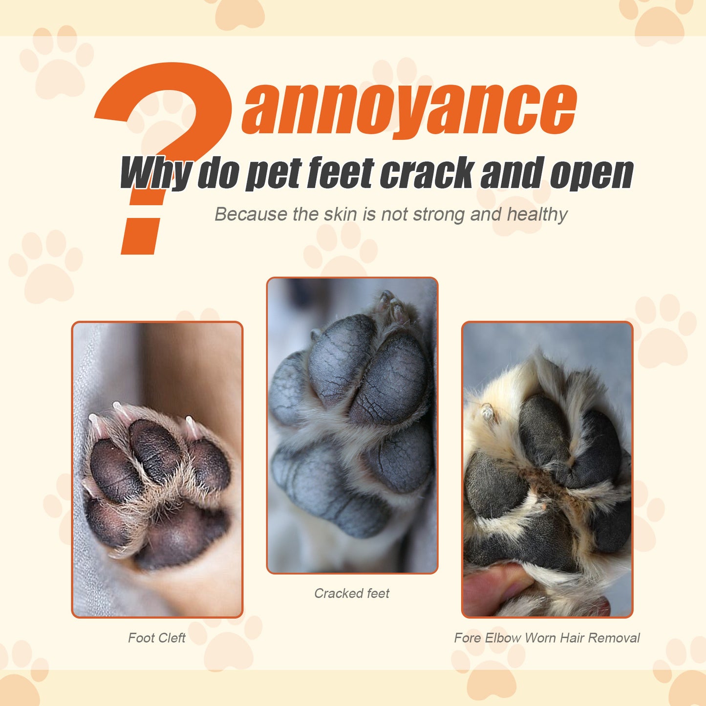Pet Moisturizing Paw Balm For Preventing Cracking And Nourishing Paws