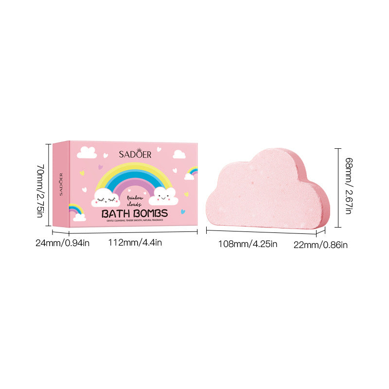 Rainbow Cloud Bath Salt Balls Deep Cleansing