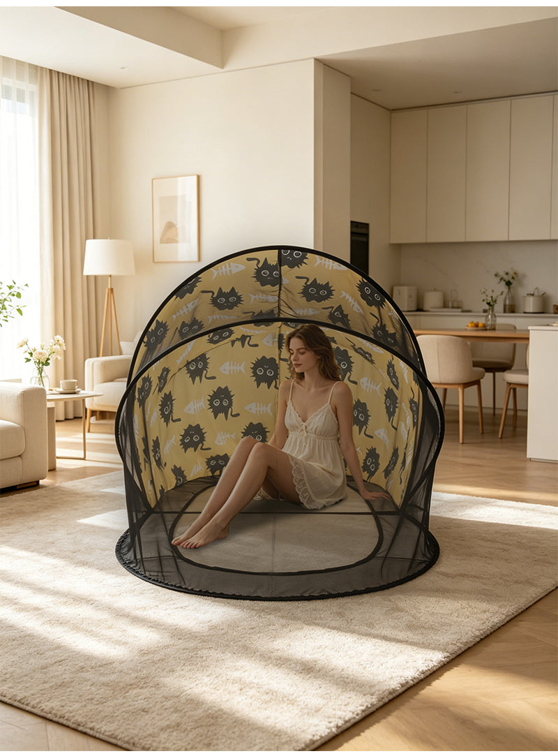 Full-Coverage Installation-Free Mosquito Net For Dorm Rooms Student Rooms Home Bedrooms And Camping