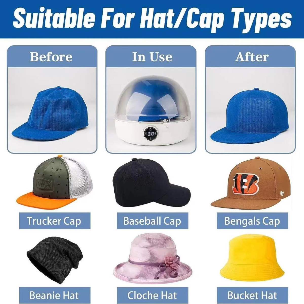 Multifunctional Hat Wig Nursing Care Machine