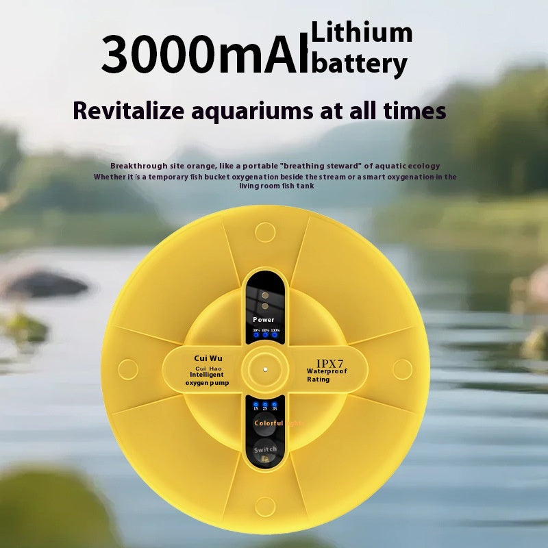 UFO Floating Water Aerator Lithium Battery Charging Dual-purpose