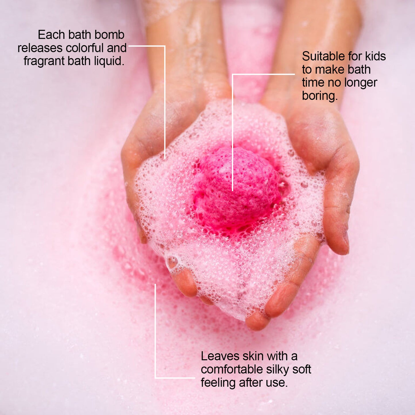 Fun Surprise Bath Balls, Gentle Cleansing And Skin Care, Fun And Easy-To-Rinse Body Bath Balls