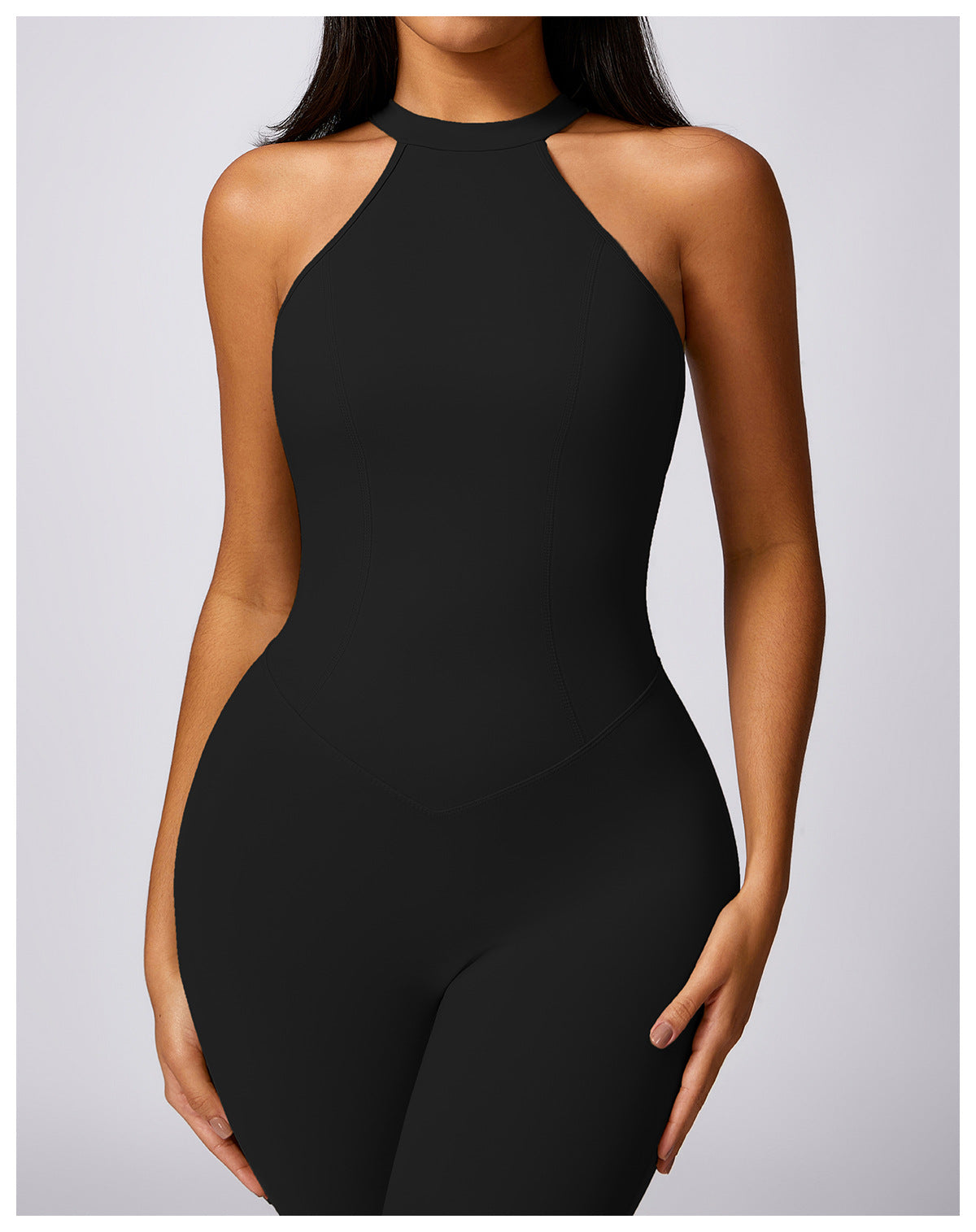 Beauty Back Yoga Jumpsuit Women's Outdoor Running Tight Sports Quick-drying Workout Clothes
