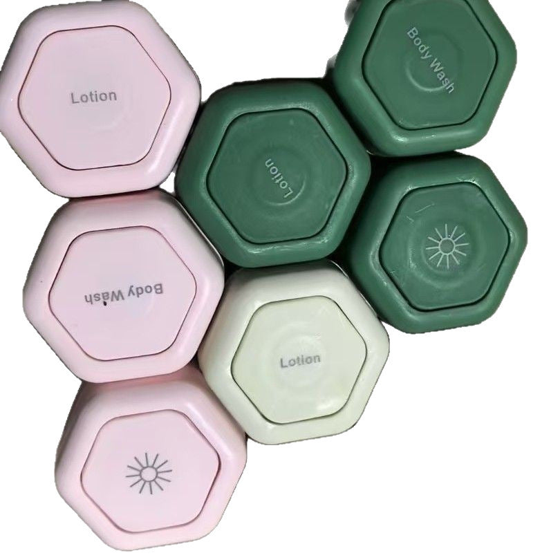 Travel Container Body Care Capsule Set Magnetic Travel Capsule