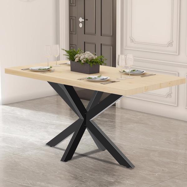 Metal Table Legs,Table Frame Spider,DIY Furniture Leg For Dining Table,Desk,Conference Table,1 Leg 120x68cm,Height 71 Cm