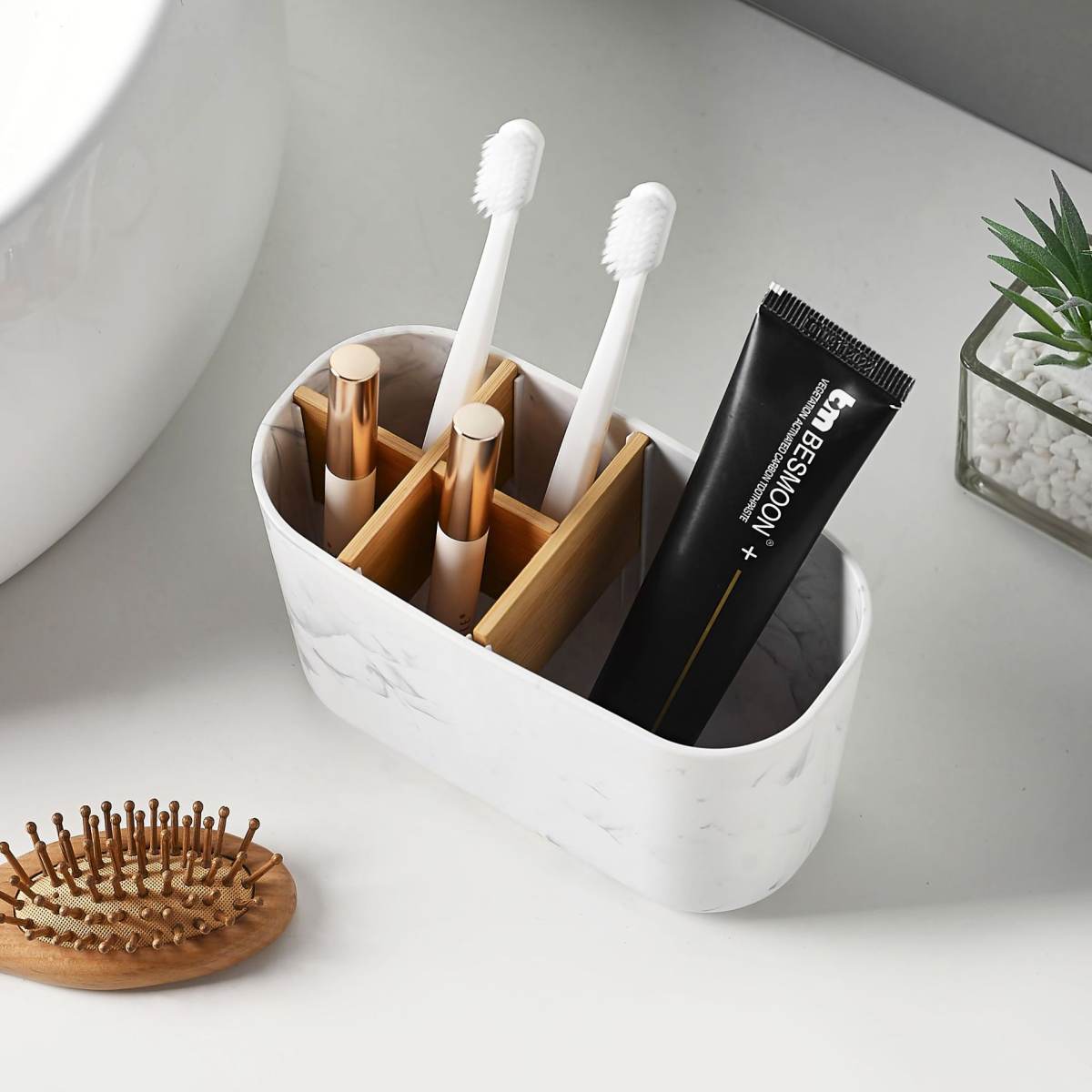 Toothbrush Holder Box For Bathroom Storage And Organization