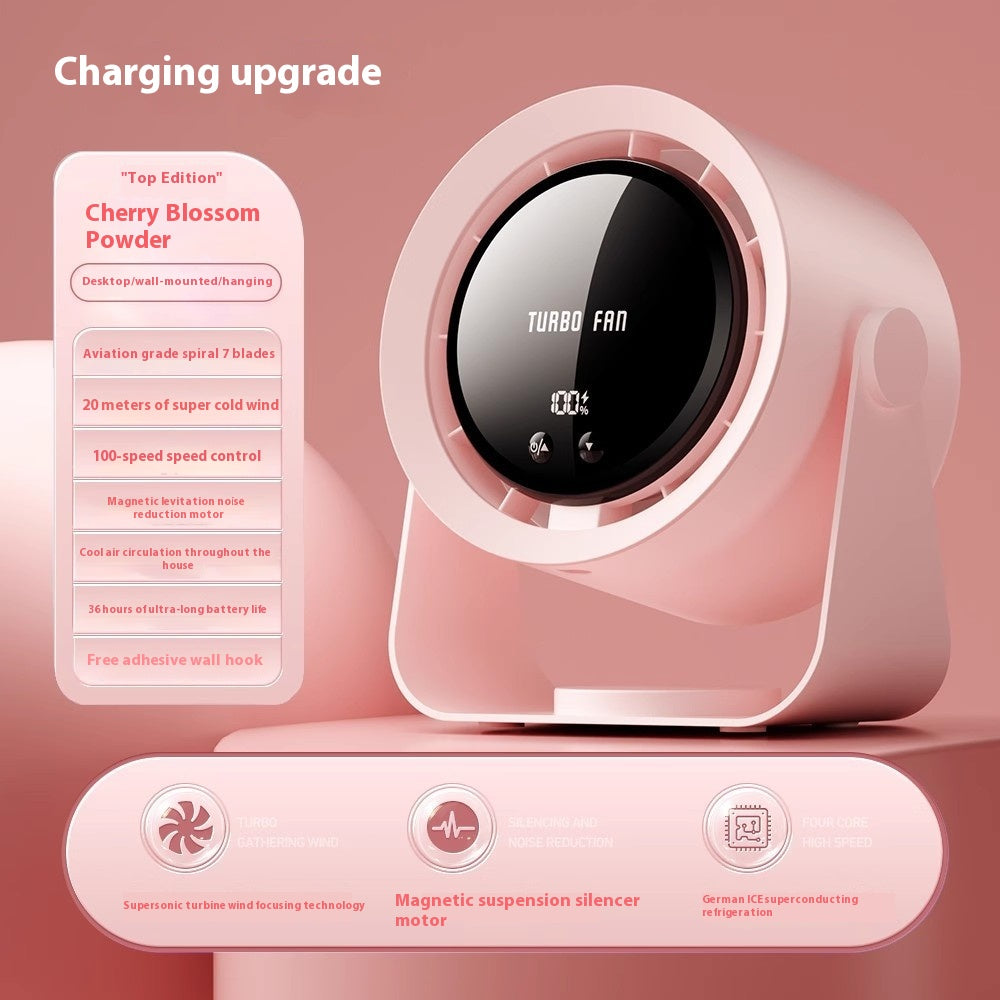 Shaking Head Desktop Small Fan Mute Office Desk Usb Charging