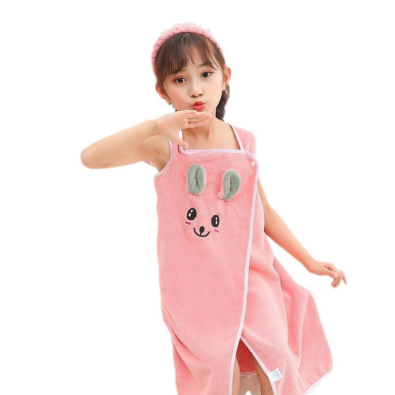 Children Who Can Absorb Water Without Shedding Hair Can Wear Bath Towels