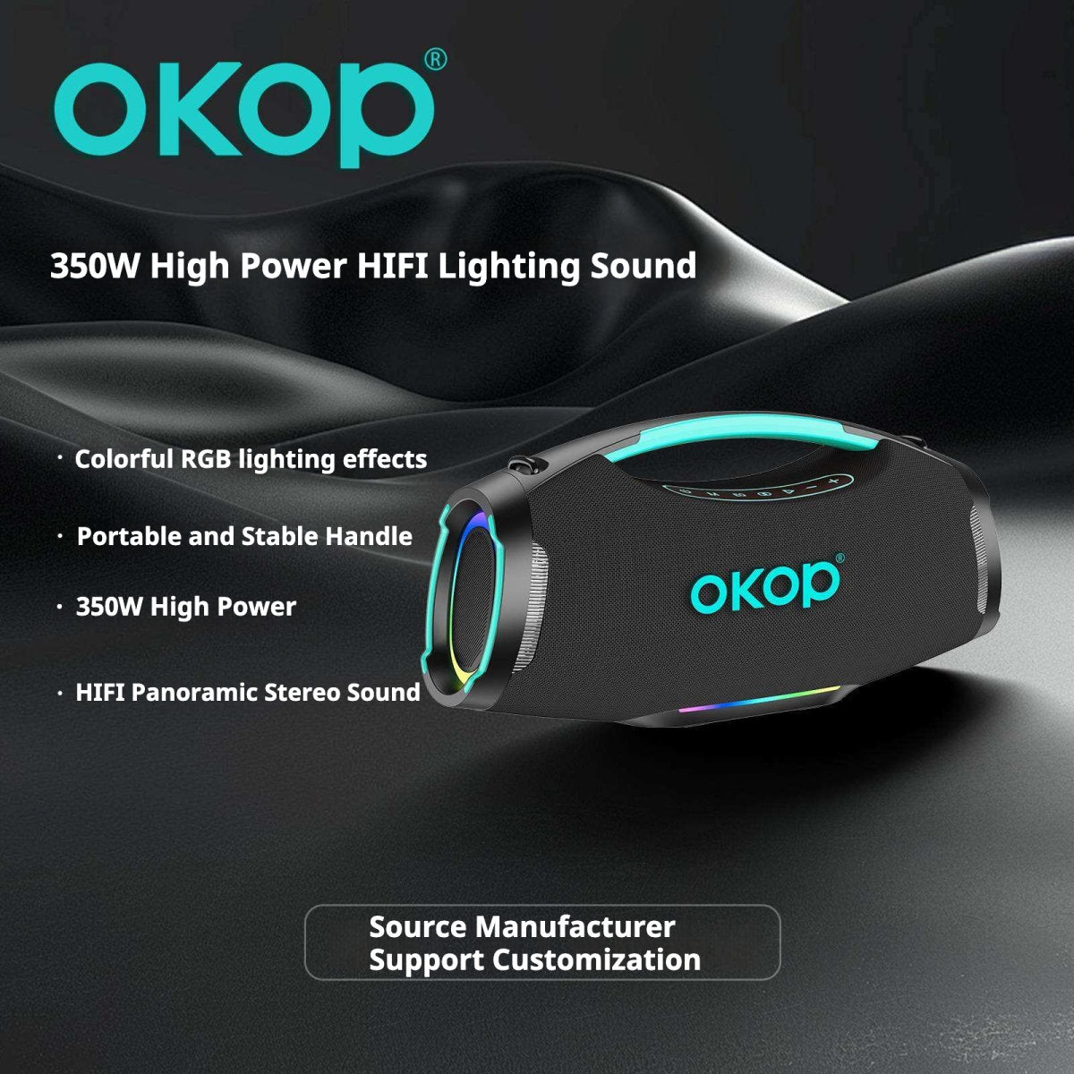 KP-8005 Portable High Power Wireless Bluetooth Speaker For Outdoor Gatherings Factory Direct Long Battery Life