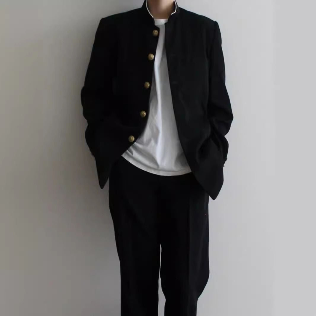 Casual Boy Korean Style Hong Kong Style Long Sleeve Suit College Style