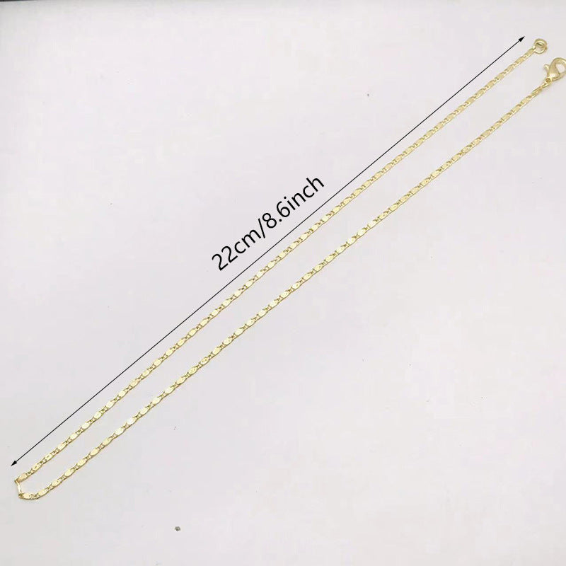 Fashion New Stopwatch Style Virgin Inlaid Accessories Necklace