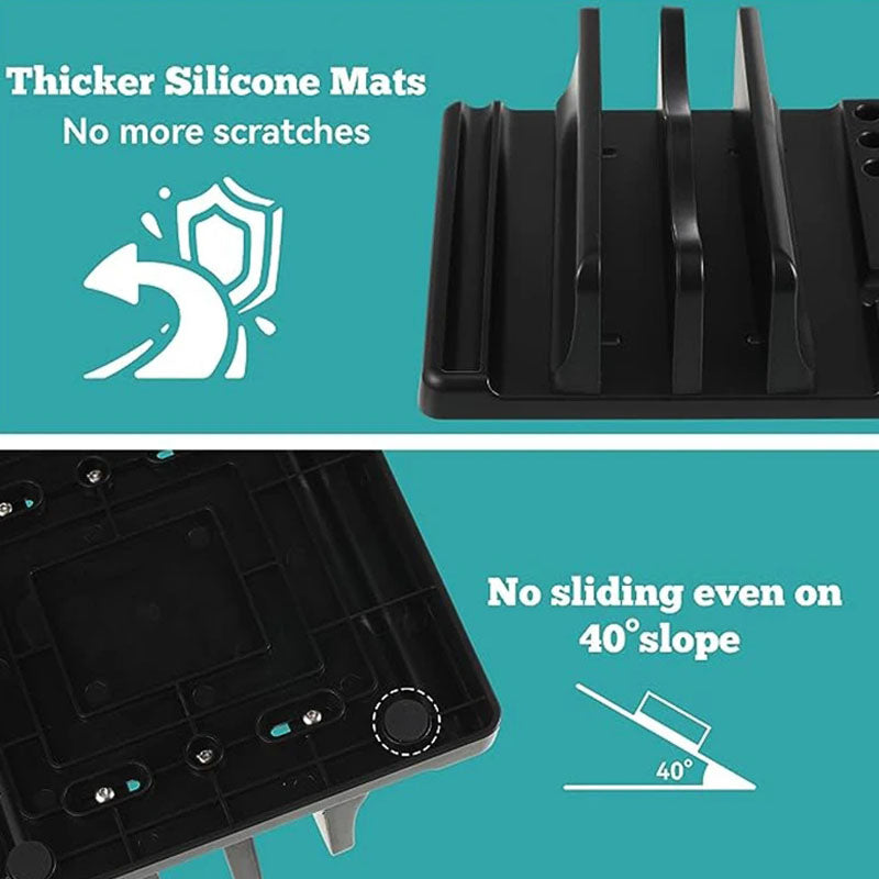 Notebook Convenience Rack Bracket Desktop Tablet Vertical Vertical Storage Riser With Cooling Function Base
