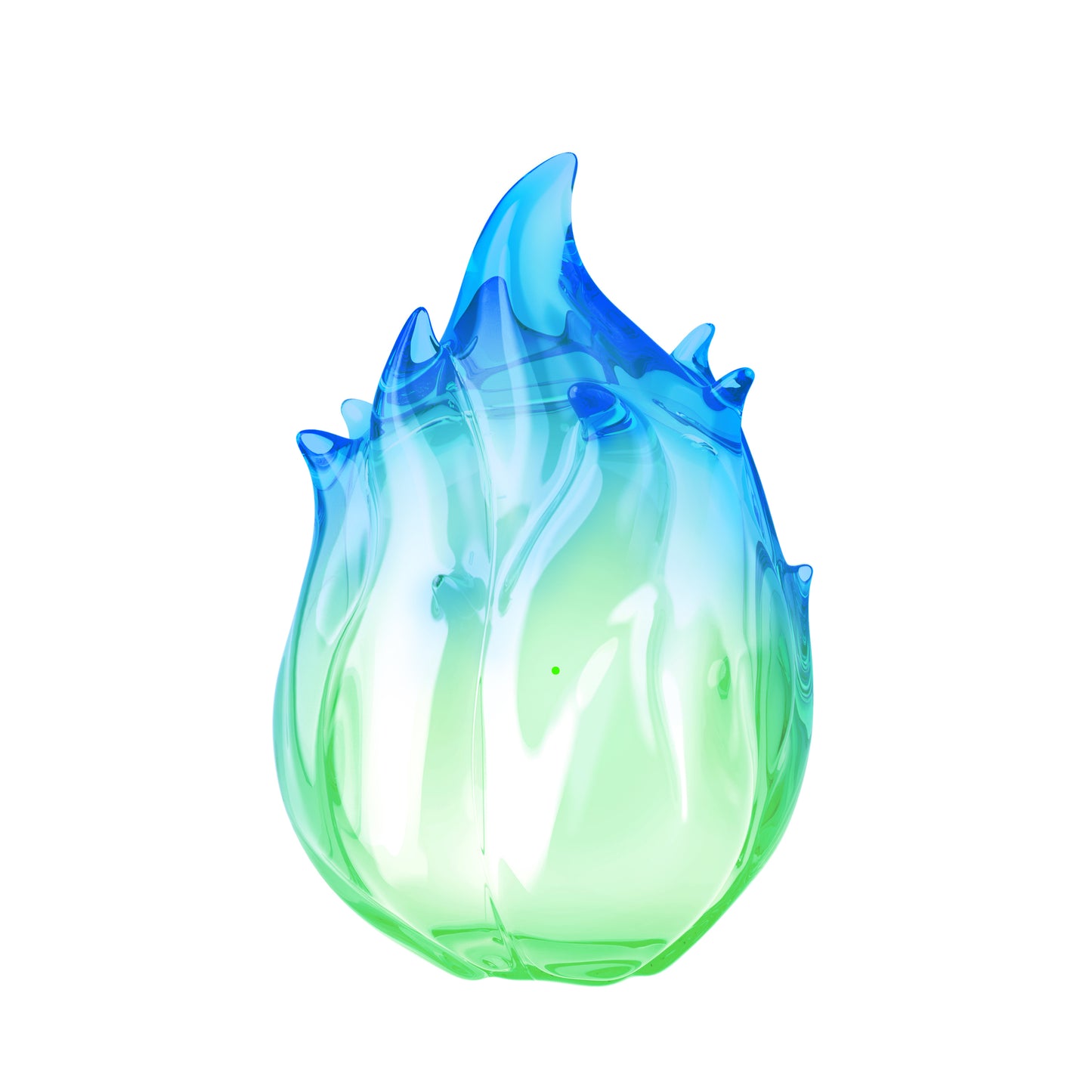 Transparent Gradient Waterproof And Drop-Resistant Flame-Design Full-Body Earphone Case