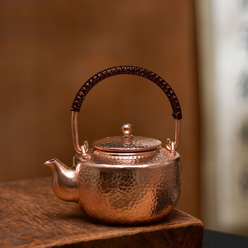 Purely Handmade Copper Teapot For Gongfu Tea