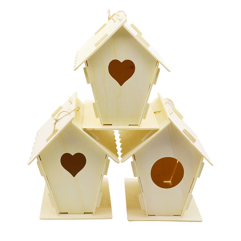 Birdhouse DIY House-style Home Decor House Ornament