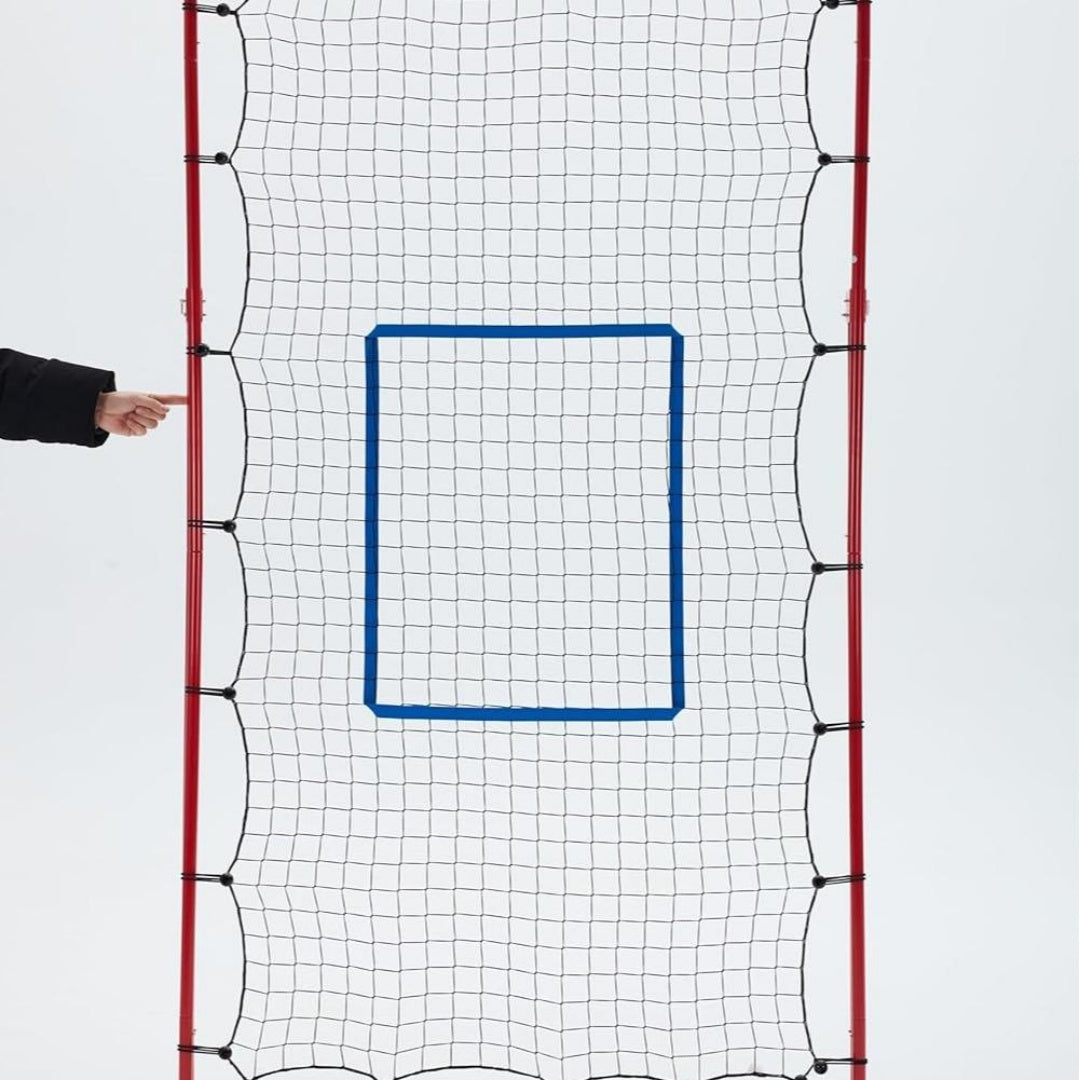 7 Feet By 4 Feet Volleyball Backboard Net - A Multi-sport Rebound Training Equipment With A Travel Bag, Featuring 5 Adjustable Angles