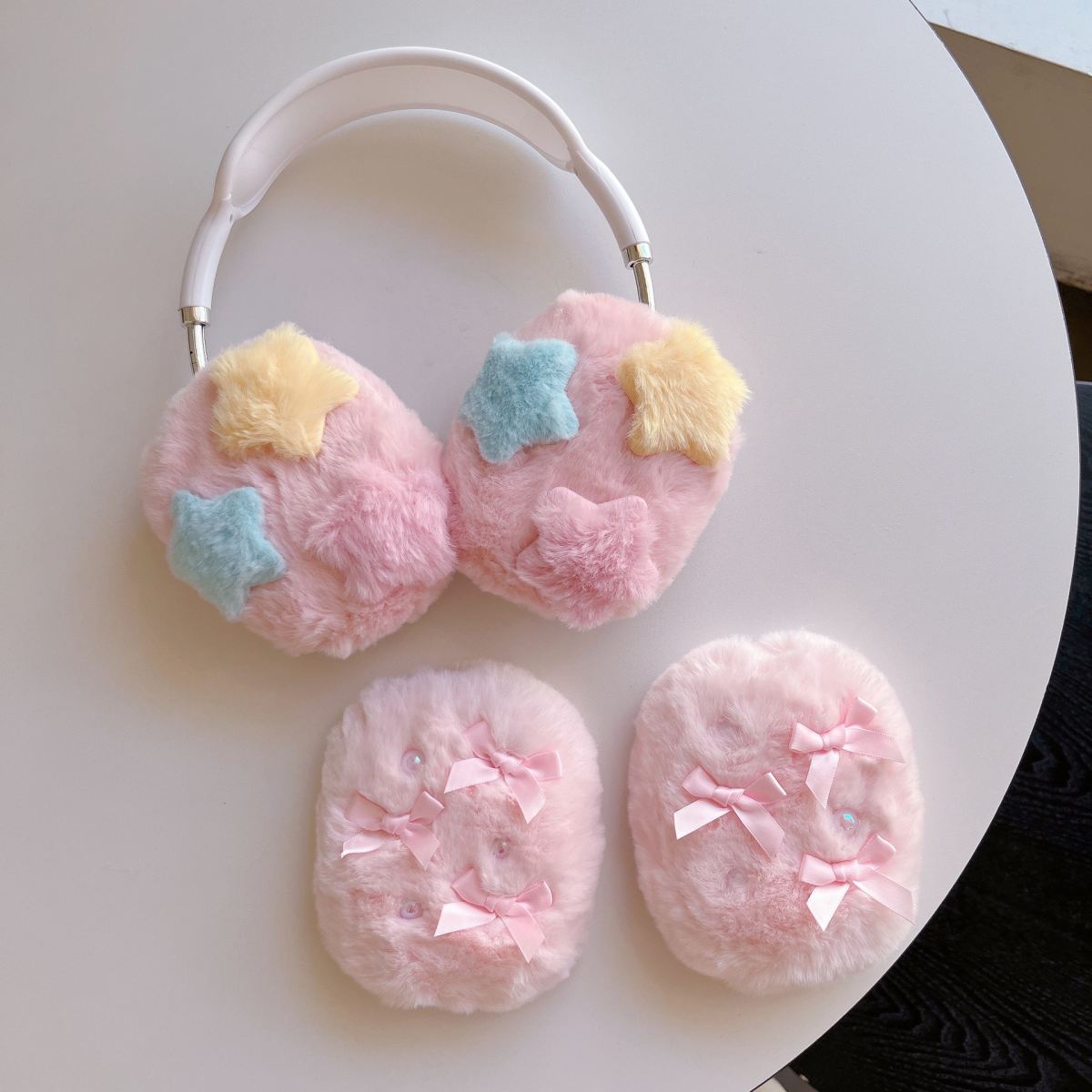 Korean-style Plush 3D Headphone Case