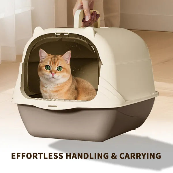 Handheld And Portable Cat Litter Box, With Large Capacity And Easy Storage, Suitable For Various Scenarios Such As Foster Care And Travel