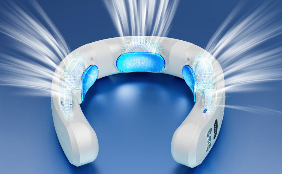 Halter Cooling Fan USB Charging Portable Leafless