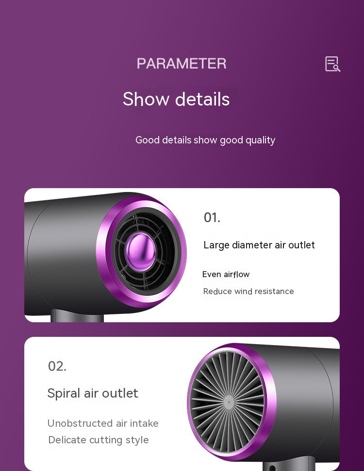 Wind Collection Electric Hair Dryer Home Hair Salon High-power Barber Shop Heating And Cooling Air Hair Dryer