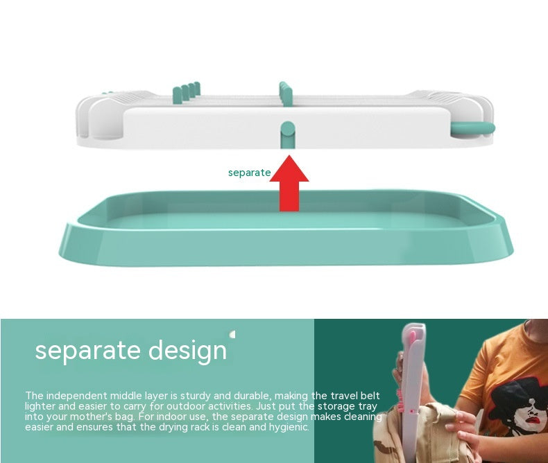 Multifunctional Portable Feeding Bottle Drying Rack