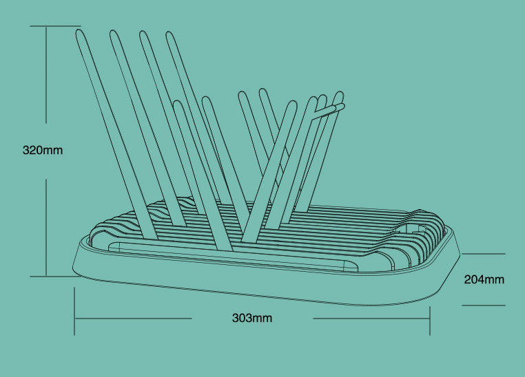 Multifunctional Portable Feeding Bottle Drying Rack