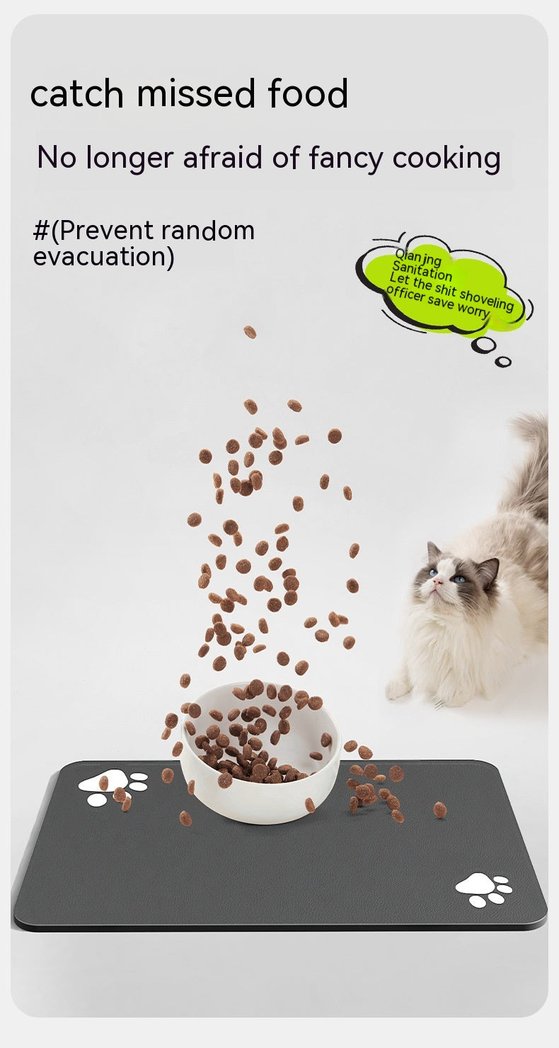 Pet Feeding Mat Dogs And Cats Placemat Washable And Reusable Dog Training Absorbent Urine Pad Quick-drying