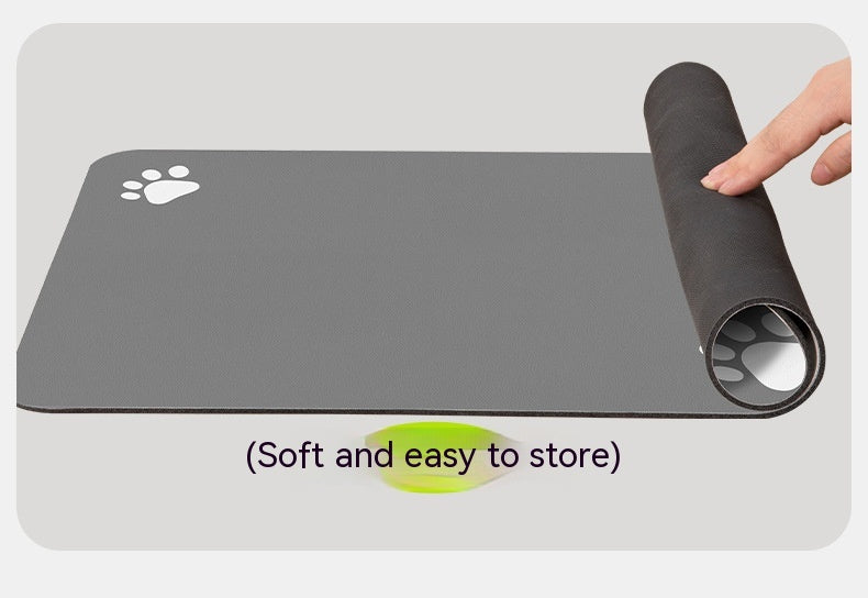 Pet Feeding Mat Dogs And Cats Placemat Washable And Reusable Dog Training Absorbent Urine Pad Quick-drying