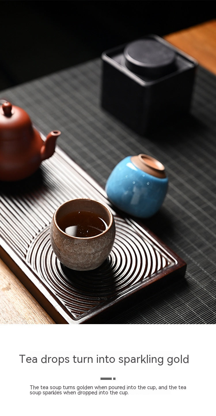 Ice Flower Dragon Egg Tea Bowl Always-standing Cup Anti-scald Ceramic Cooling Cup